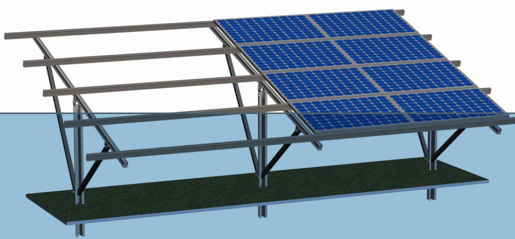 Xiamen Goomax Energy Technology Co., Ltd. - Montagesysteme - Single Pole Ground Mounting System Single Pole Ground Mounting System - Art. 3427