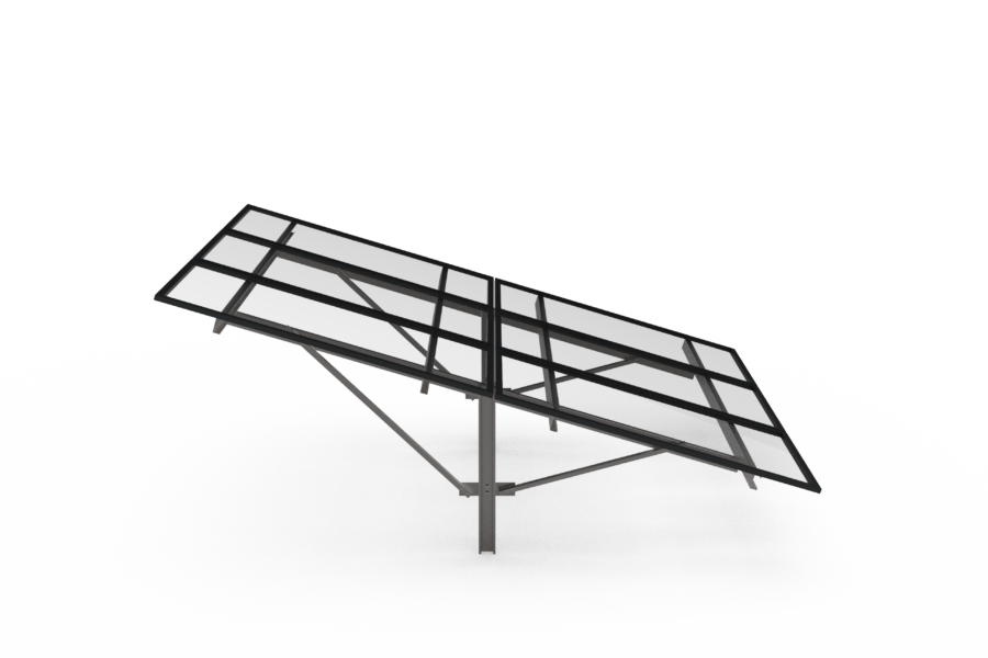 Structura Metal Private Limited - Montagesysteme - Single Post Mounting System Single Post Mounting System - Art. 10791