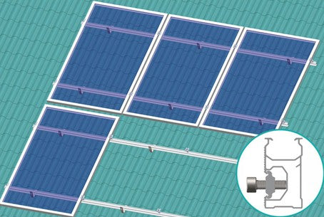 Xiamen Art Sign Co., Ltd. - Montagesysteme - Sloping Roof - Tile Roof Mounting System Sloping roof-tile roof mounting system - Art. 3783