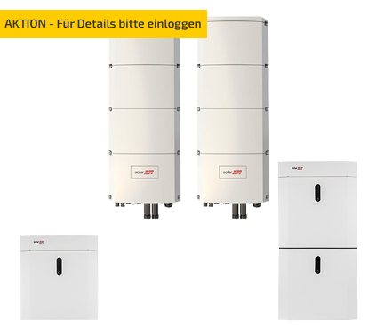 SolarEdge  Home Battery 4.6 + 9.2 + SE5K-RWB + SE10K-RWB 2 x LV-System, 4,6 + 9,2 kWh nutzbar, 3-phasig