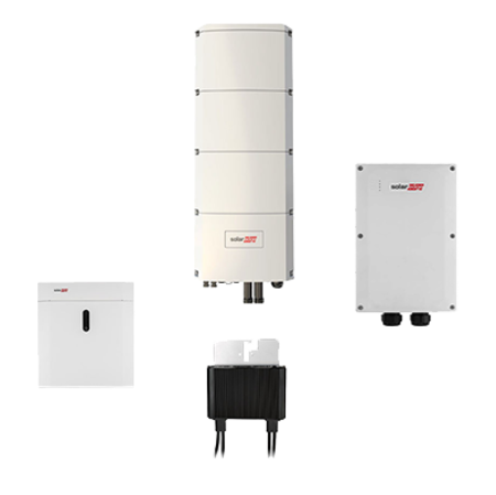 SolarEdge Solarspeicher HOME BATTERY 4,6 kWh + SE10K-RWB + S440 + BACKUP LV-Speichersystem, 4,6 kWh nutzbar, 3-phasig