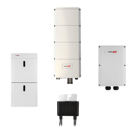 SolarEdge Solarspeicher HOME BATTERY 9,2 kWh + SE10K-RWB + S440 + BACKUP LV-Speichersystem, 9,2 kWh nutzbar, 3-phasig