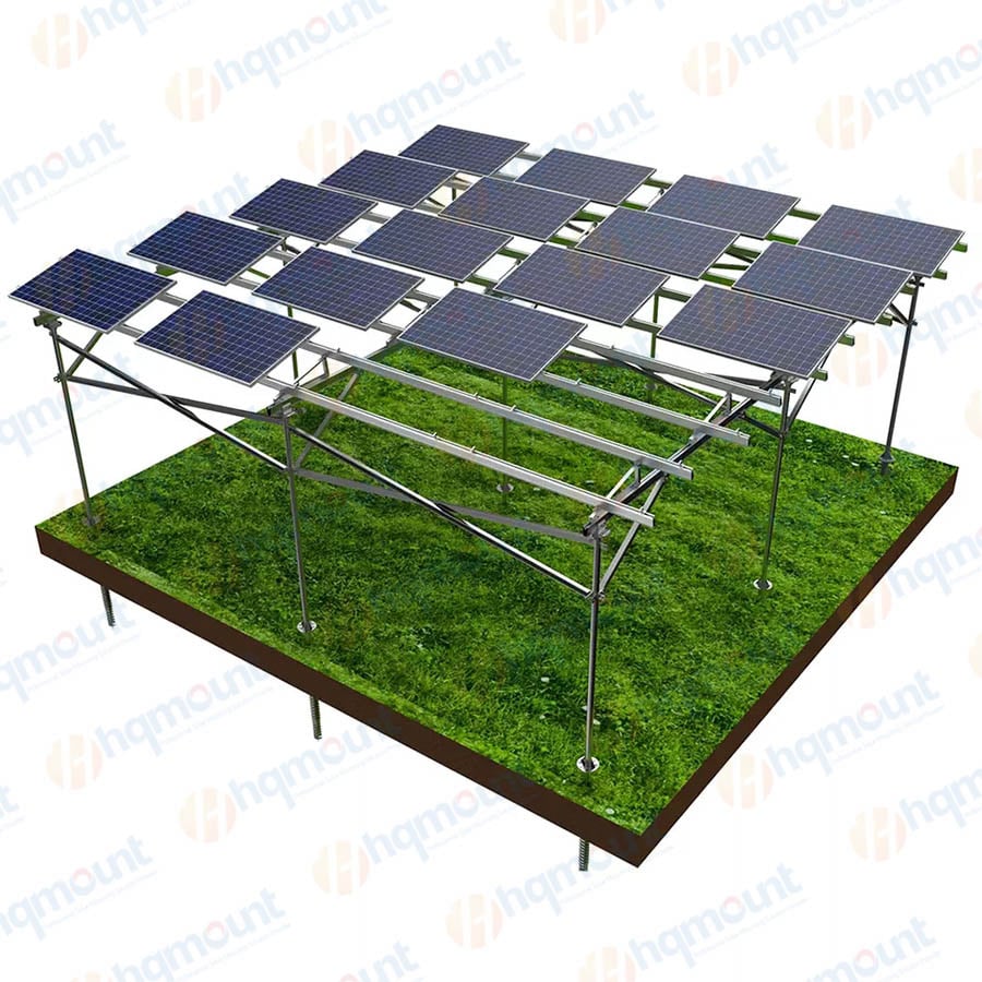 Xiamen HQ Mount Tech Co., Ltd - Montagesysteme - Solar Agricultural Ground Mount HQ-FM - Art. 9450