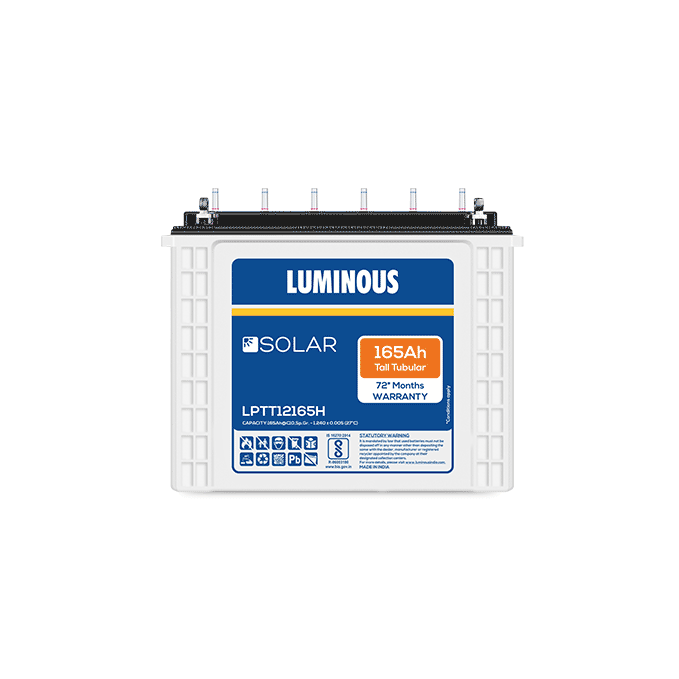 Luminous Power Technologies Pvt. Ltd. - Speicher - Solar Battery 12V 165Ah (H) LPTT12165H - Art. 32576