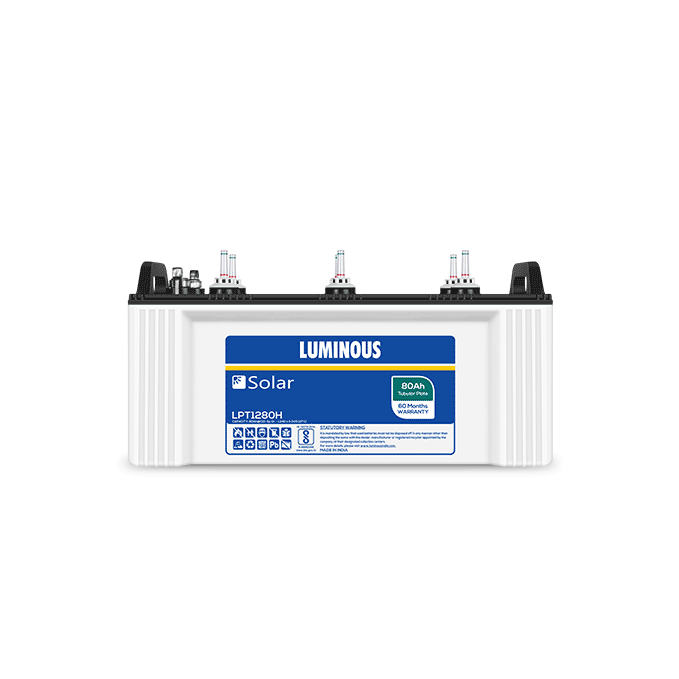 Luminous Power Technologies Pvt. Ltd. - Speicher - Solar Battery 12V 80Ah (H) LPTT1280H - Art. 32571