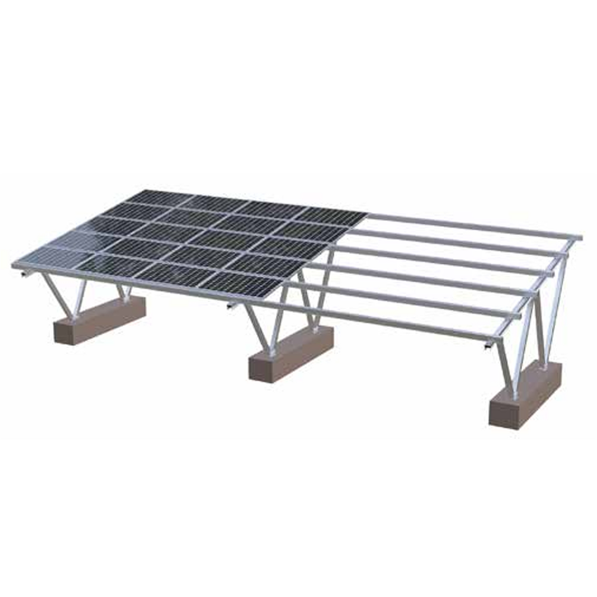 Xpower Solar Technology Co,.Ltd - Montagesysteme - Solar Carport Mount System Carpark-II - Art. 10173