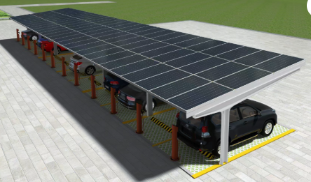 Tianjin Yizhao New Energy Technology Co., Ltd. (Energet) - Montagesysteme - Solar Carport System Solar Carport System - Art. 10524