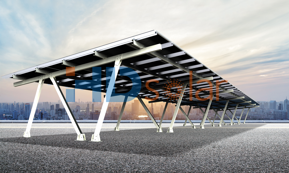 Hangzhou Huading New Energy Co., Ltd. - Montagesysteme - Solar carport system—Industrial and commercial ... Solar carport - Art. 8075