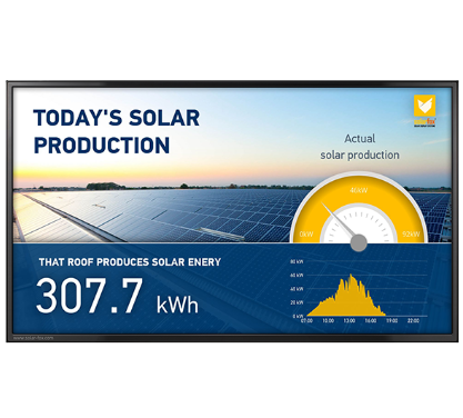 Solarfox  SOLARFOX DISPLAY SF-300 43" Großdisplay mit LED-Widescreen für Innenbereich 