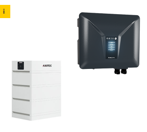 AXITEC + KACO Solarspeicher AXISTORAGE LI SV1 10.1 + BLUEPLANET 10.0 NH3 M3