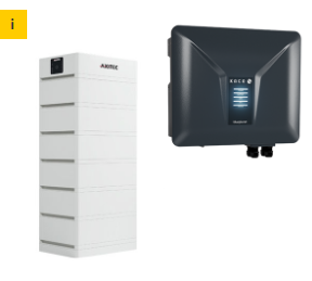 AXITEC + KACO Solarspeicher AXISTORAGE LI SV1 20.2 + BLUEPLANET 12.0 NH3 M3
