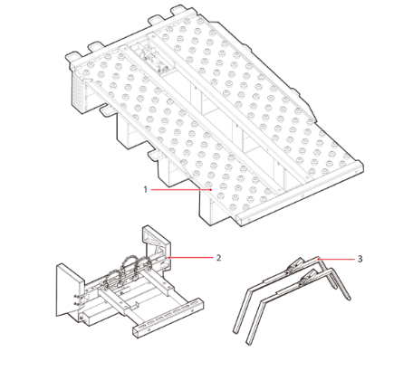 Huawei Solarspeicher LUNA2000-H1 Battery Installation Tray Hebe-Aufsatz für Gabelstapler