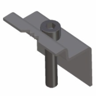 iFIX Endklemme 30 mm mit fixierter Schraube