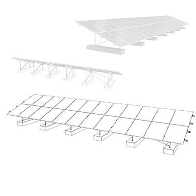 K2 Systems Montagesysteme N-Rack 2.20 CS Kit