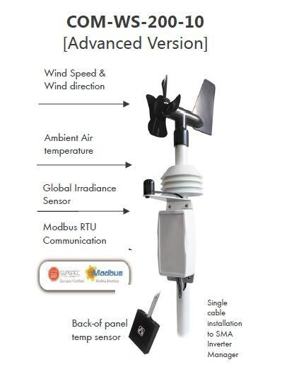 Solarics_SMA Wechselrichter Commerical Weather Station 200