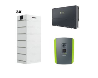 AXITEC + KOSTAL Solarspeicher AXISTORAGE LISV1 60.6 + PLENTICORE BI10 +PIKO CI60