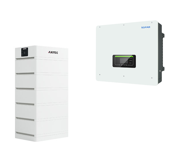 Solarics_AXITEC + SOFAR Solarspeicher AXIstorage LI SV1 16.9 + HYD 15KTL-3PH High Voltage Lithium-Ion Batteriespeichersystem