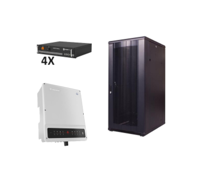 Solarics_PYLONTECH + GOODWE  Solarspeicher POWERCUBE X1 9.6, + GW8K-ET PLUS+