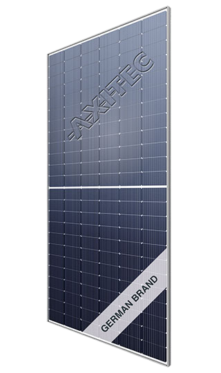 Solarics_AXITEC Solarmodul AXIPERFECT FXXL WS AC-565TFM/144WS MC4 STECKBAR, RAHMEN SILBER, FRONT WEISS