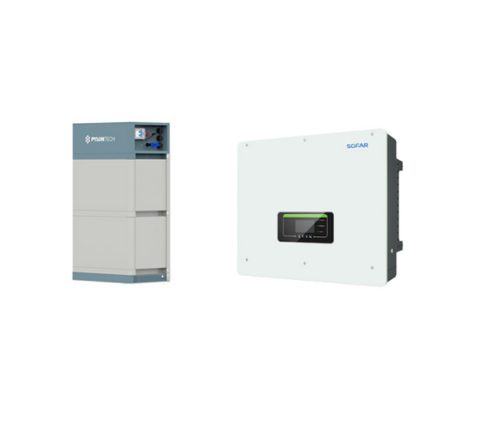Solarics_PYLONTECH + SOFAR Solarspeicher PYLONTECH FORCE H2 6.7 + SOFAR HYD 8KTL-3PH