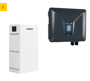 AXITEC + KACO Solarspeicher AXISTORAGE LI SV2 6.7 + BLUEPLANET 12.0 NH3 M3