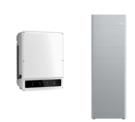ZYC Energy + GoodWe Solarspeicher ZYC SIMPO HV 25.6 + GW25K-ET