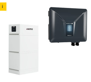 AXITEC + KACO Solarspeicher AXISTORAGE LI SV2 6.7 + BLUEPLANET 8.0 NH3 M3