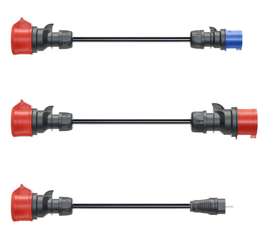 go-e 3-teiliges Adpaterset für 11kW Gemini flex