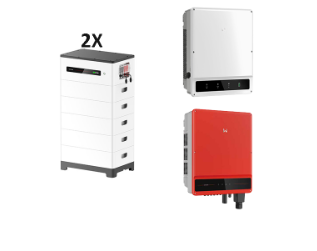 Solarics_GOODWE Solarspeicher LYNX HOMEF PLUS 2X16.4 H+GW29.9K-ET PLUS+GW50KS-MT HV-SPEICHERSYSTEM, 32,76 KWH NUTZBAR, 3-PHASIG