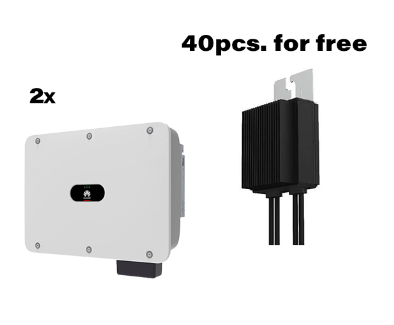 Solarics_Huawei Angebote 2 X SUN2000 40KTL-M3 + 40 X MERC-1100W