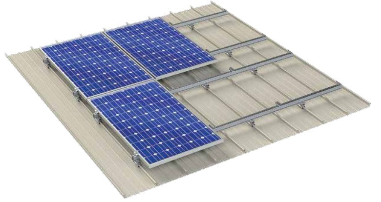 Power Solution Industries L.L.C. - Montagesysteme - Standing Seam Landscape/Portrait System PSI Hyder - Art. 9031