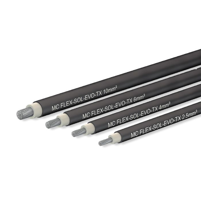 Stäubli Solarkabel MC-PV FLEX-SOL-EVO-TX 1x6 SCHWARZ (500m) (62.7432-91021)