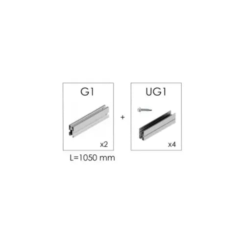 Sunfer Verbindungssatz S16 für horizontale Module. Kompatibel mit den folgenden Kits: 09H, 11H