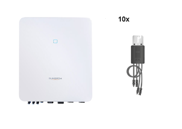 Sungrow + BRC Solar SH10.0RT-20-V11 + 10x Power Optimizer M500/14