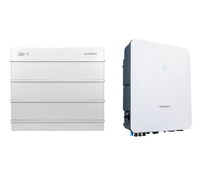Sungrow Sungrow SBR064 V13.2 + SH8.0RT-V112
HV-Speichersystem, 6,4 kWh nutzbar, 3-phasig  