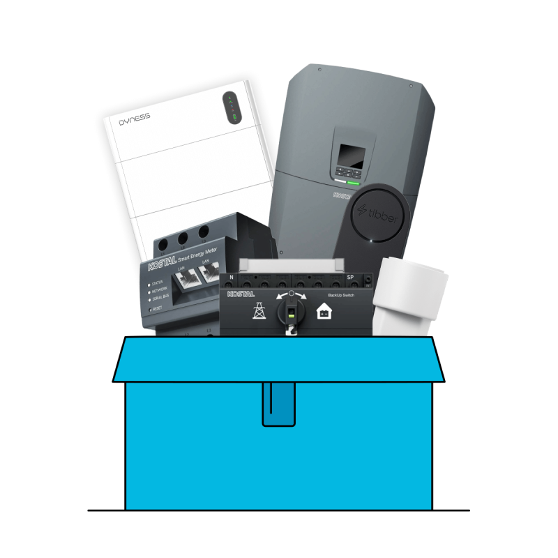 TIBBER | KOSTAL | DYNESS Plenticore G3 S 4-7 kW mit Tower Pro 11