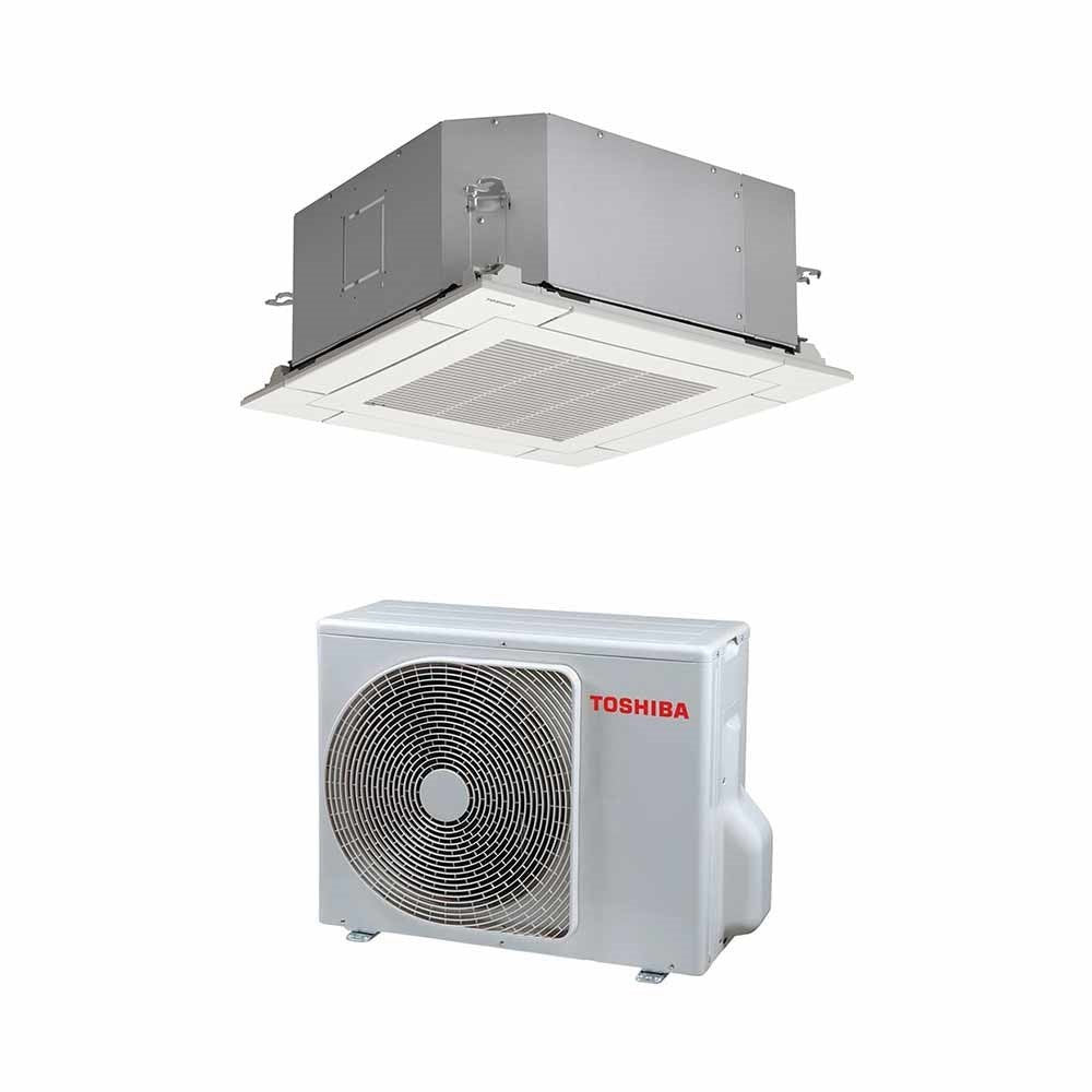 TOSHIBA Klimaanlage Kompakte 4-Wege-Kassette R32