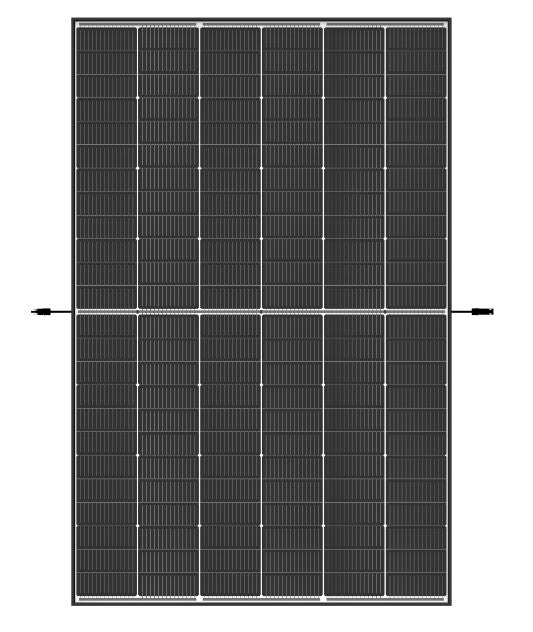 TRINA SOLAR Solarmodule TSM-435NEG9RC.27 Black frame Bifacial