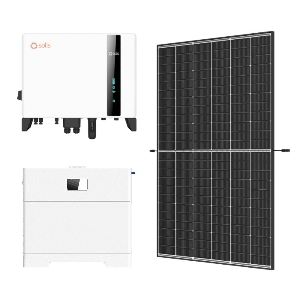 TRINA + SOLIS +  SUNESS Solarspeicher Trina 445W + Solis S6 6 kW + SunESS 5 kWh