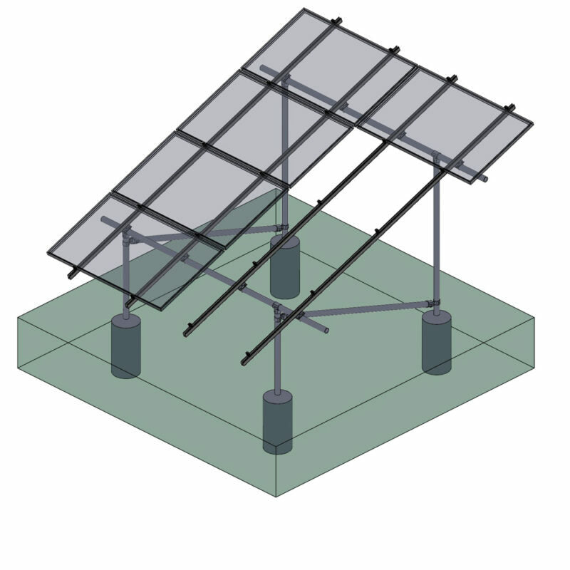 Tamarack Solar Products Inc. - Montagesysteme - Tamarack Ground Mount System Tamarack Ground Mount System - Art. 9037