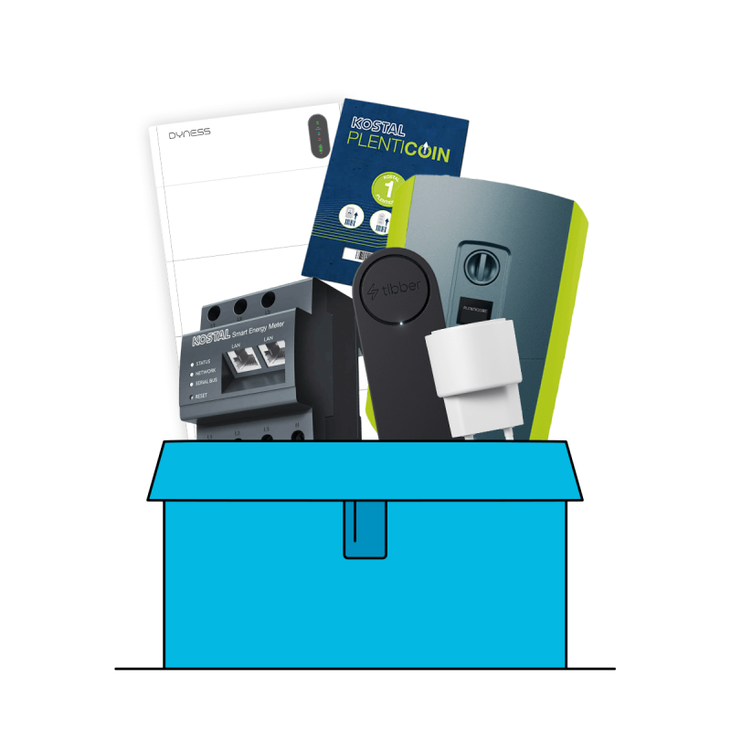 Tibber x Kostal x Dyness (10 kW Plenticore Plus G2 mit Tower Pro 15)