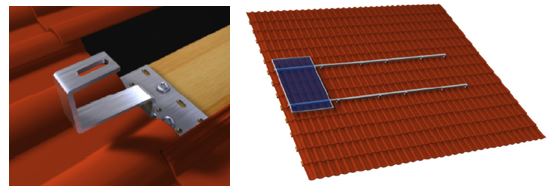 Profiness GmbH - Montagesysteme - Tile Roof Mounting System PROFINESS tile roof - Art. 7173
