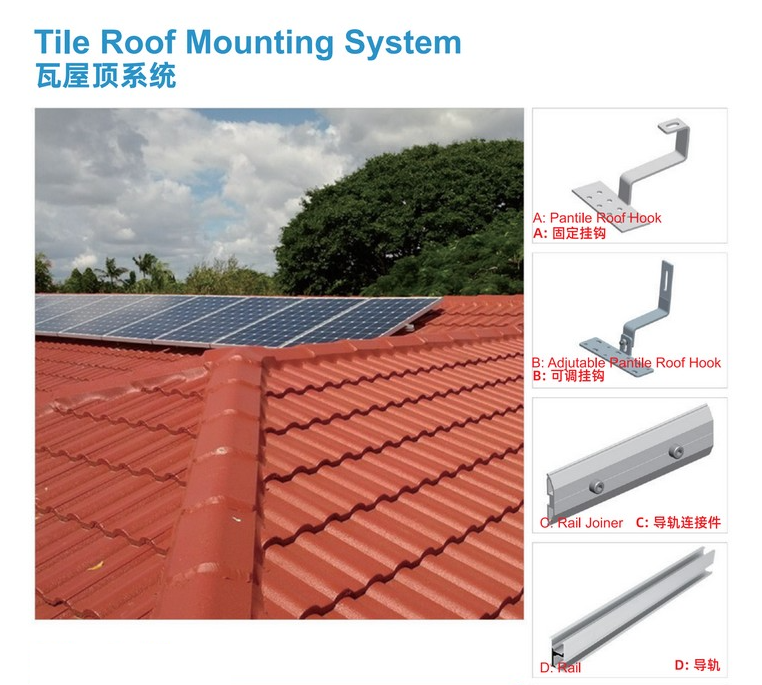 Jiangsu Ouya Lighting Co., Ltd. - Montagesysteme - Tile Roof Mounting System Tile Roof Mounting System - Art. 9493