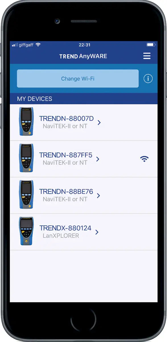 Trend Networks Diagnoseprüfer NaviTEK NT PROFINET