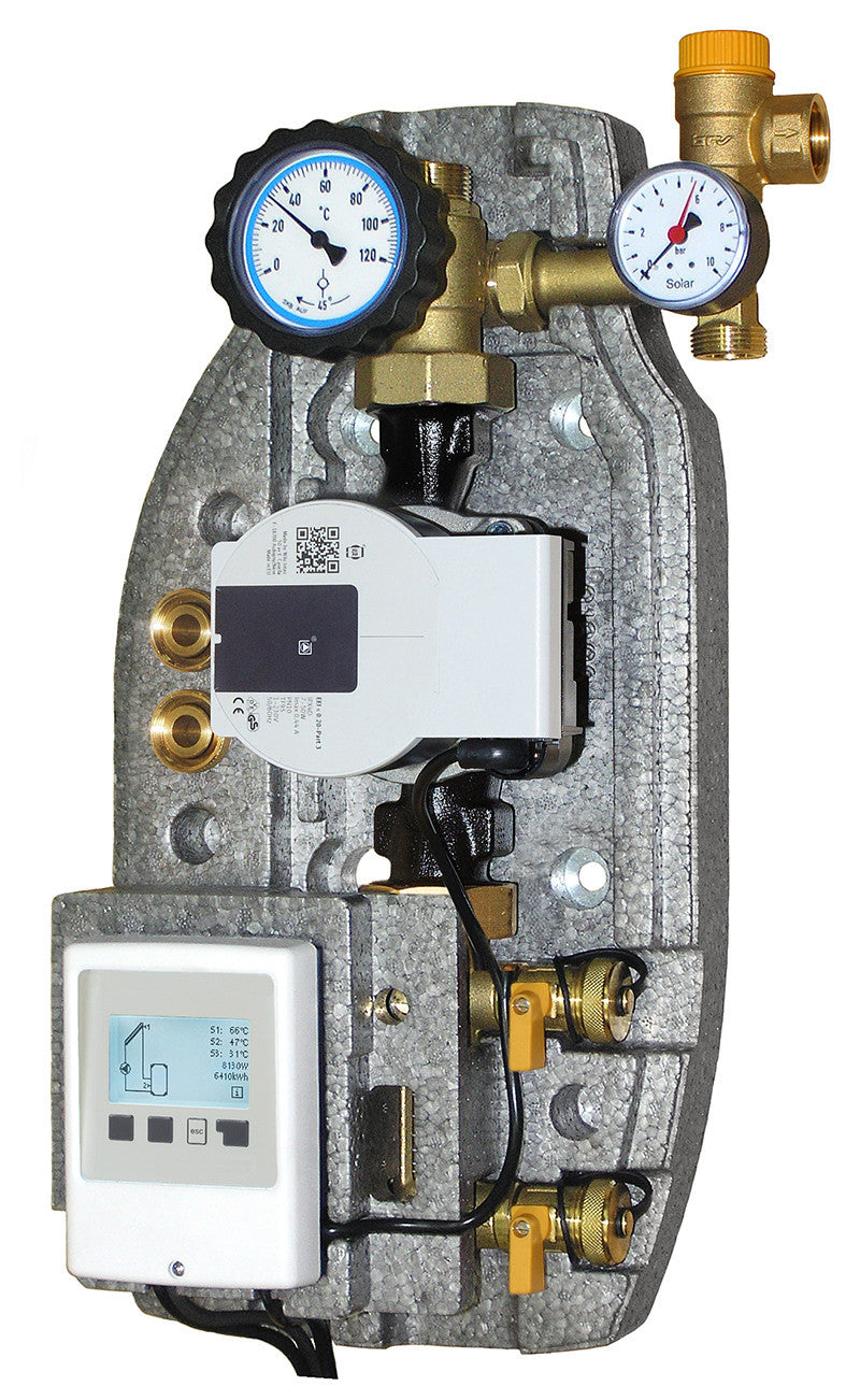 Trienergia Solarstat. SS-MC Einrohr mit Steuereinheit