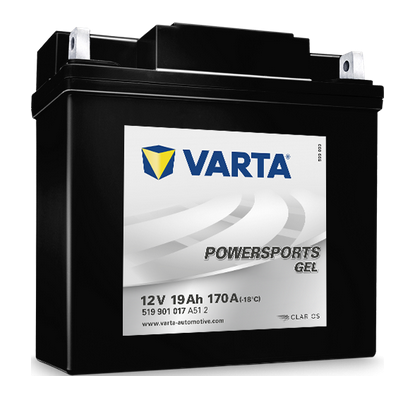 Varta Motorradbatterie 519901017 - Höchste Startkraft und Zuverlässigkeit für Ihr Motorrad