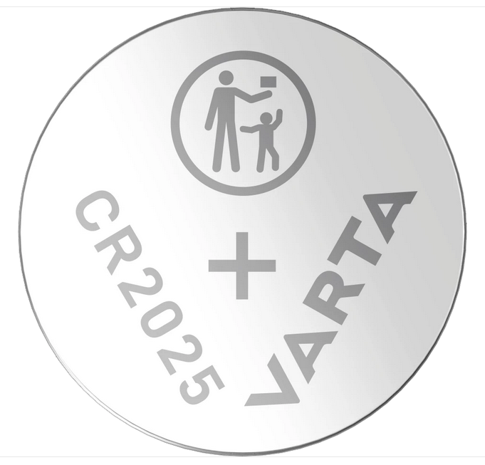 VARTA Lithium Knopfzelle CR2025 3V