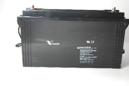 VISION Bleiakku 6FM120DX mit 12V und 120Ah