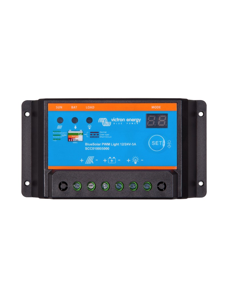 Victron Energy Laderegler BlueSolar PWM-Pro 12/24 V - 5 A