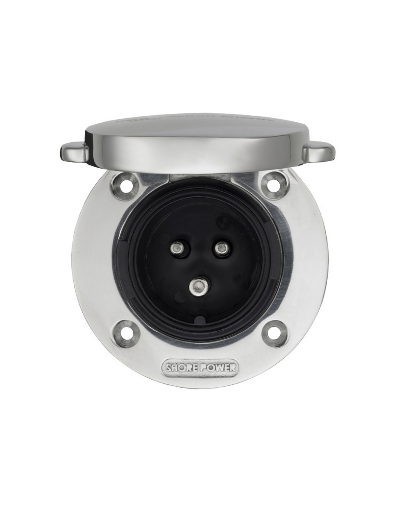 Victron Energy Landstromanschluss aus Stahl 16 A/250 Vac